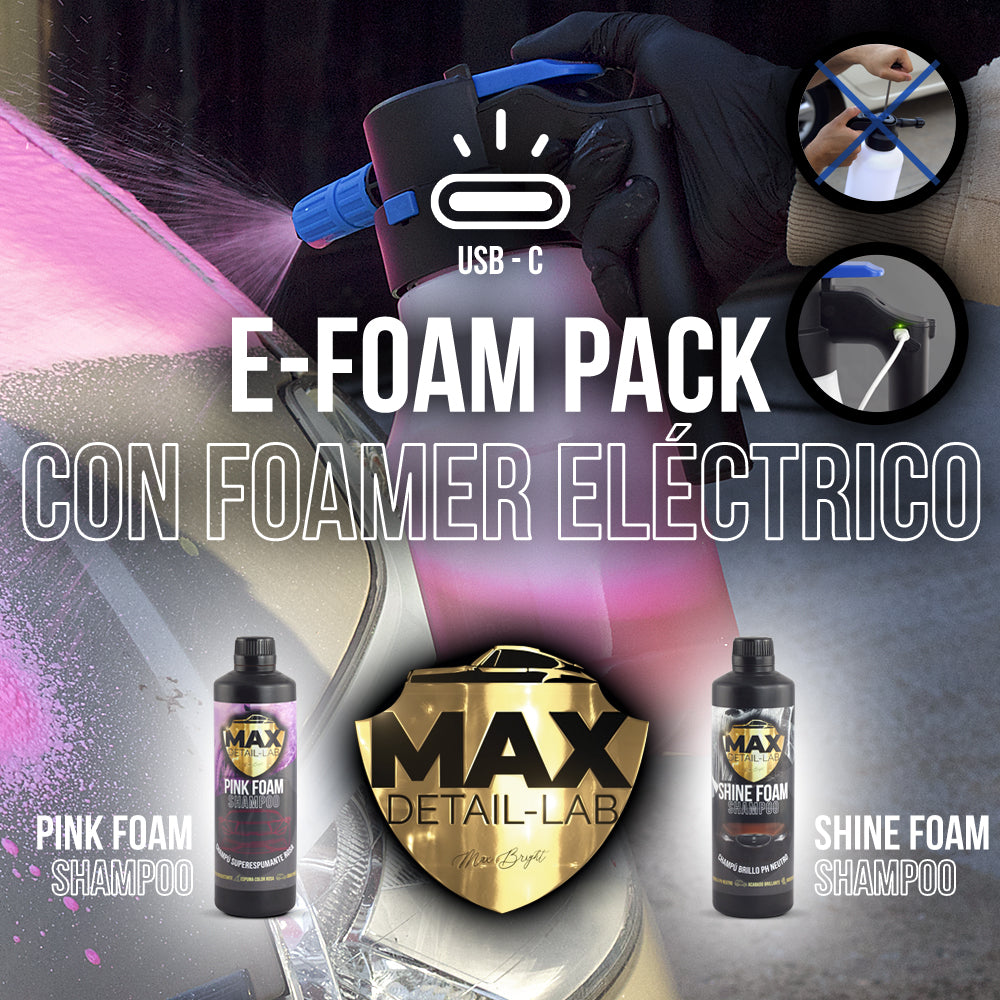E-FOAM PACK - Kit Champús con Pulverizador Automático