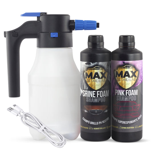 E-FOAM PACK - Kit Champús con Pulverizador Automático