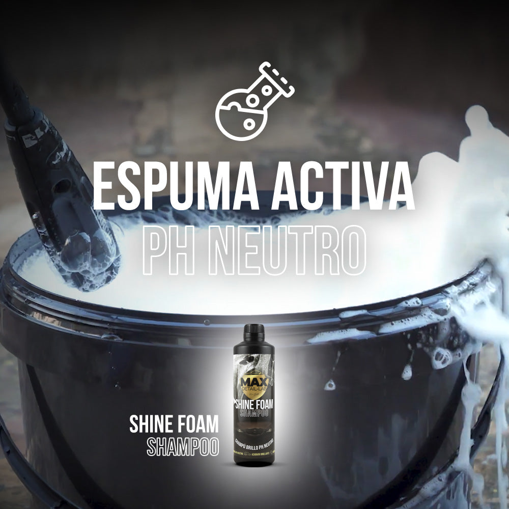 SHINE FOAM - Champú espuma activa